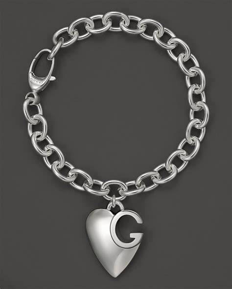 Gucci charm bracelet in silver